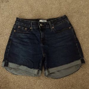 Dark blue jean shorts – never been worn – very comfortable material